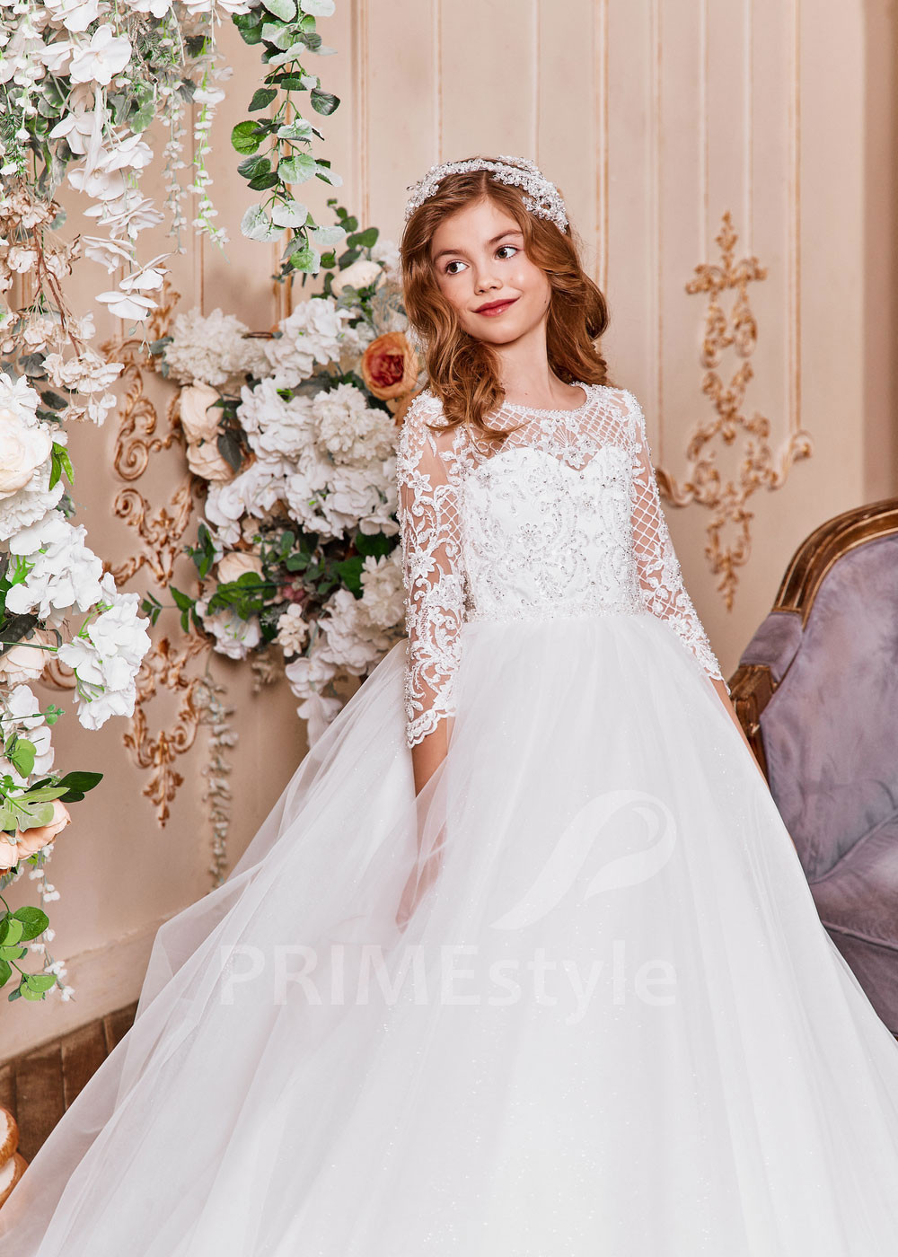 Luxusné šaty na prvé sväté prijímanie  NB0142