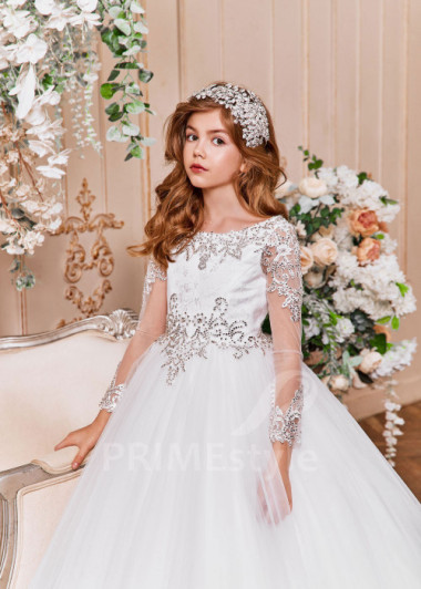 Luxusné šaty na prvé sväté prijímanie  NB0143 - primestyle.sk