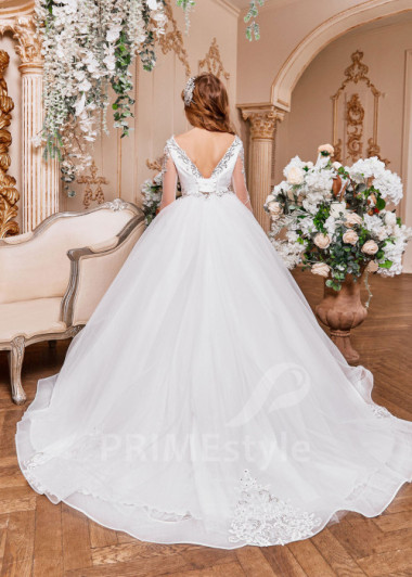 Luxusné šaty na prvé sväté prijímanie  NB0143 - primestyle.sk