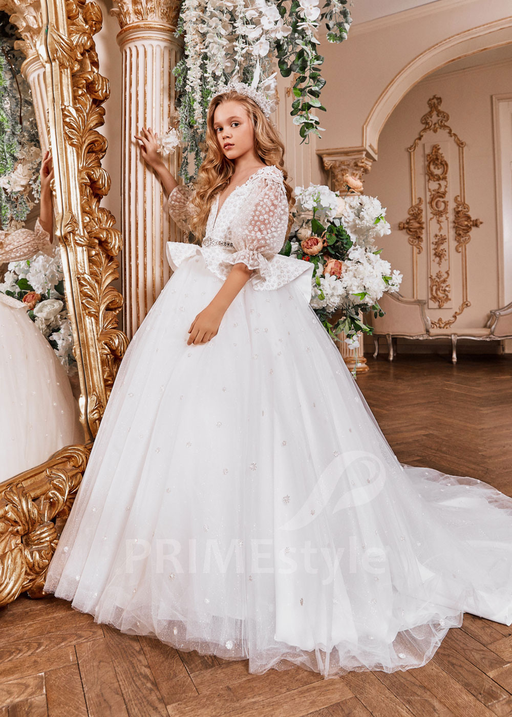 Luxusné šaty na prvé sväté prijímanie  NB0144