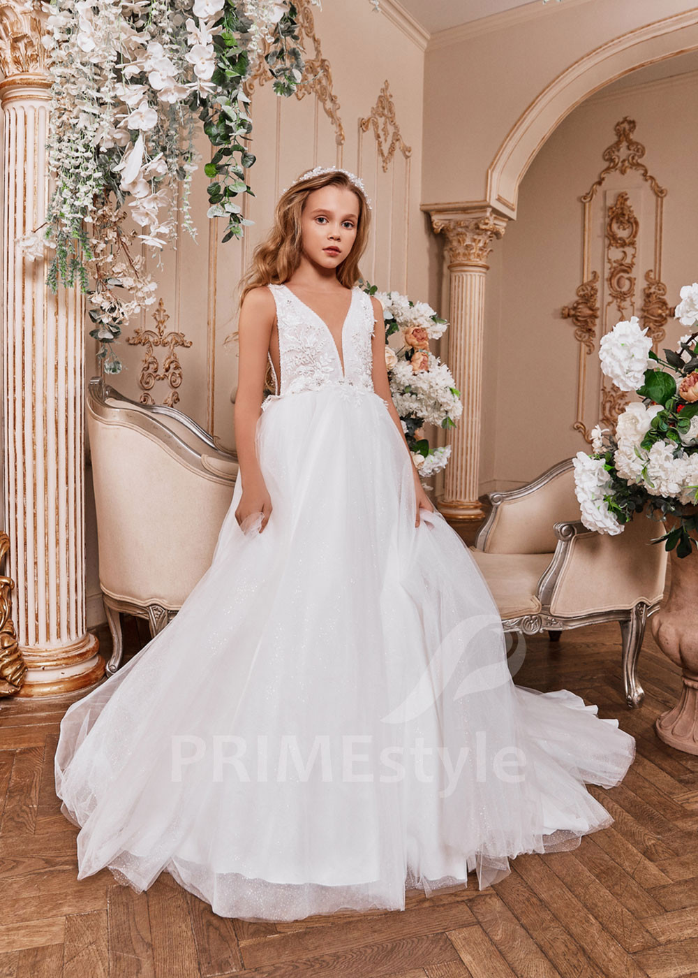 Luxusné šaty na prvé sväté prijímanie  NB0145