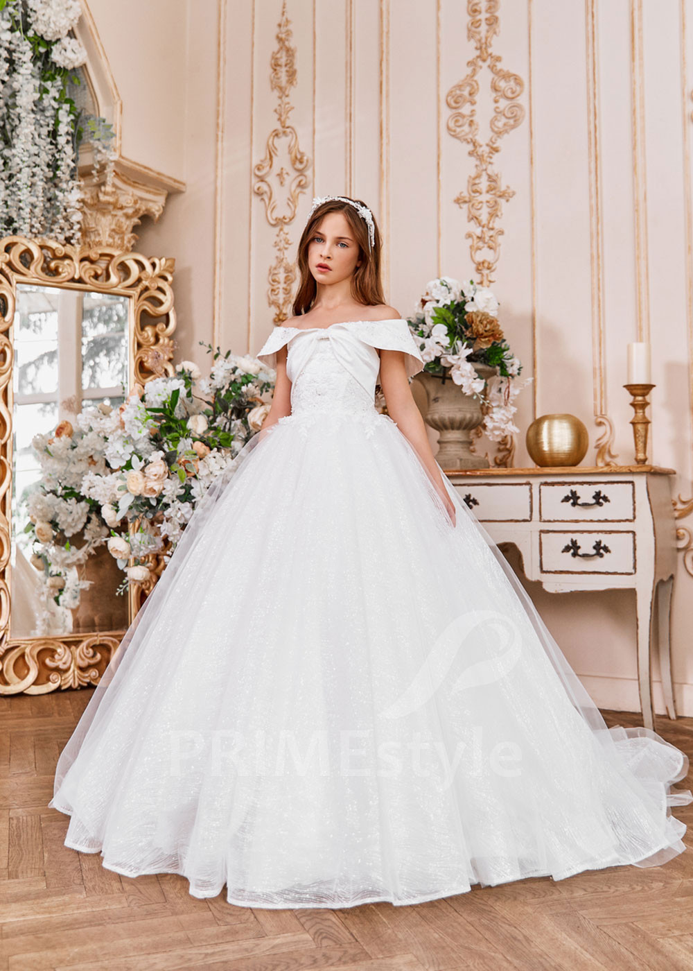 Luxusné šaty na prvé sväté prijímanie  NB0148