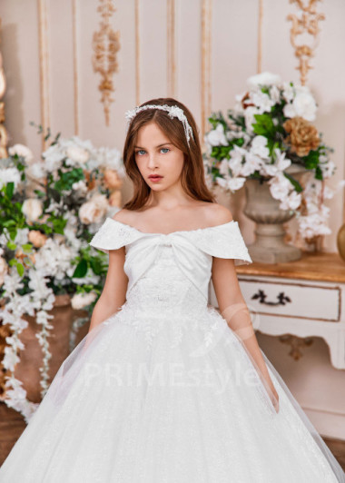 Luxusné šaty na prvé sväté prijímanie  NB0148 - primestyle.sk