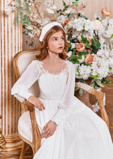 Luxusné šaty na prvé sväté prijímanie  NB0149 - primestyle.sk