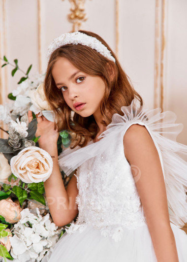 Luxusné šaty na prvé sväté prijímanie  NB0150 - primestyle.sk