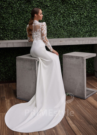 Luxusné kvetované svadobné šaty RC2518 - primestyle.sk