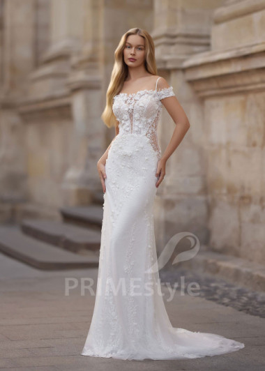 Luxusné celočipkované svadobné šaty Hazel