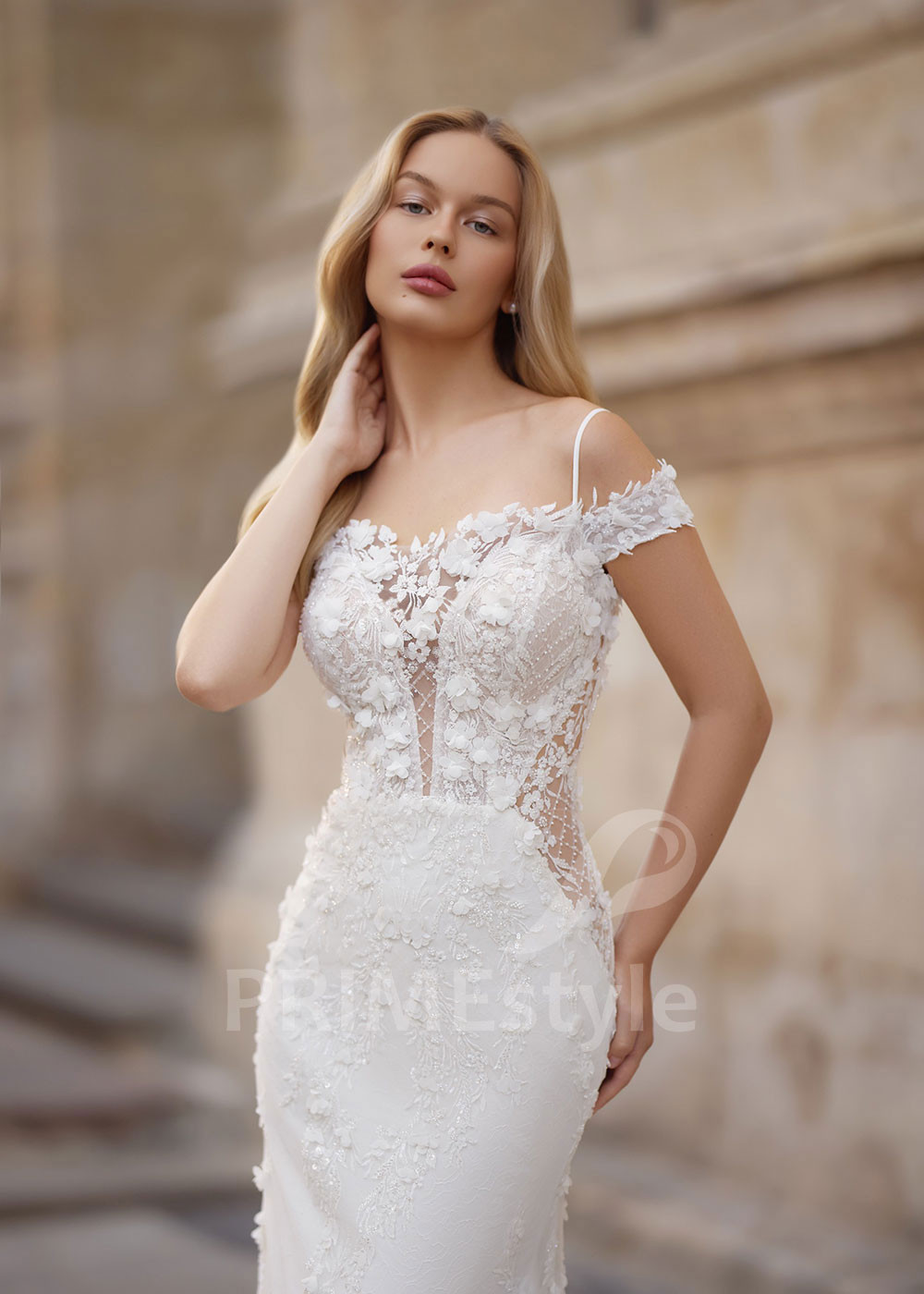 Luxusné celočipkované svadobné šaty Hazel