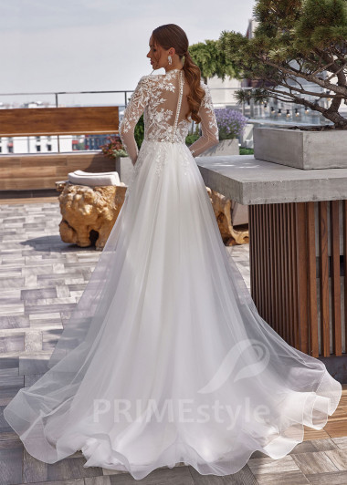 Elegantné tylové svadobné šaty RC2521 - primestyle.sk