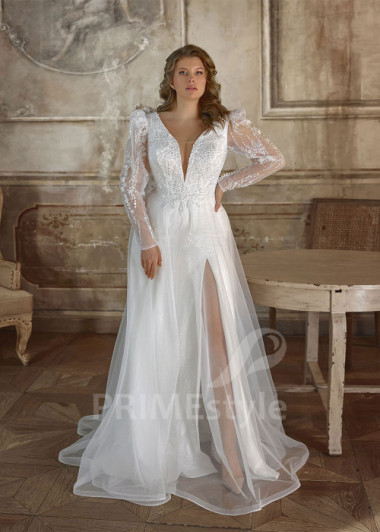 Luxusné svadobné šaty pre moletky Natalie