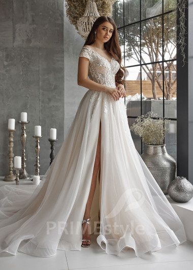 Luxusné princeznovské svadobné šaty RC2526