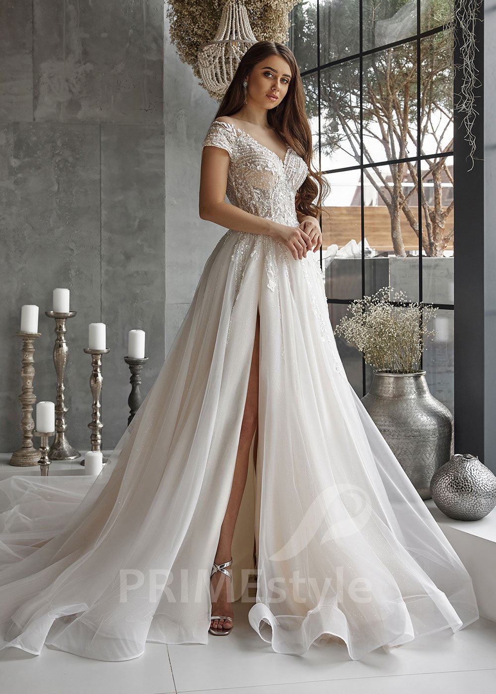 Luxusné princeznovské svadobné šaty RC2526