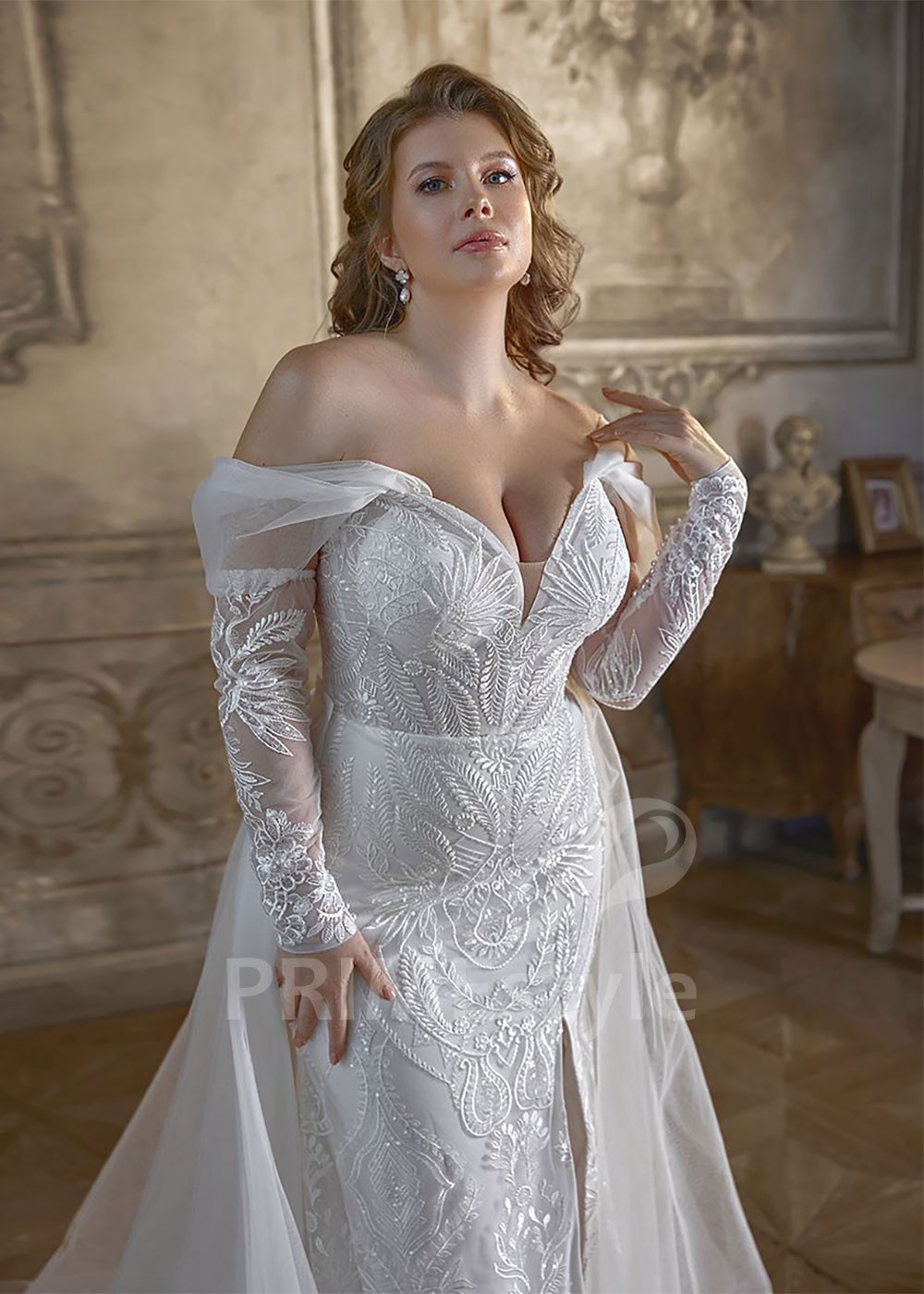 Exkluzívne svadobné šaty pre moletky Nicole