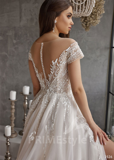 Luxusné princeznovské svadobné šaty RC2526 - primestyle.sk