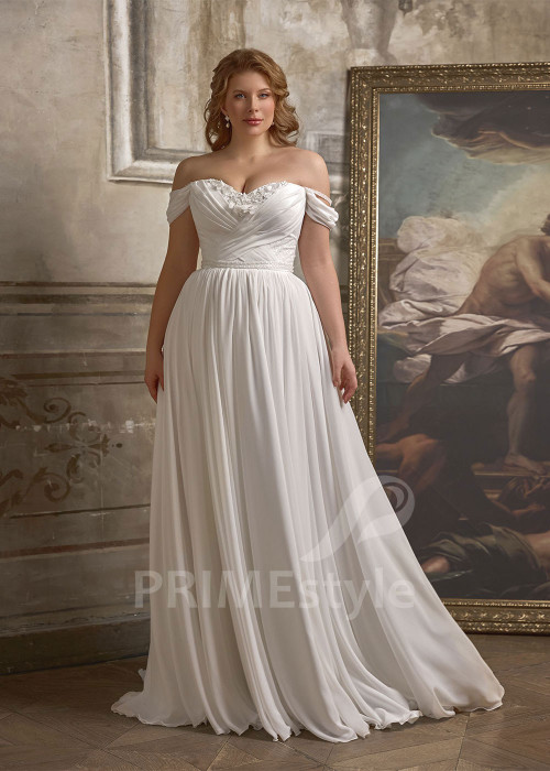 Romantické svadobné šaty pre moletky Nazira