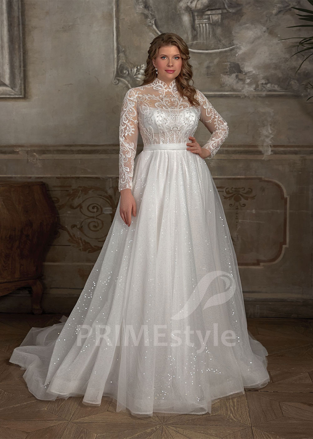 Luxusné svadobné šaty pre moletky Novella