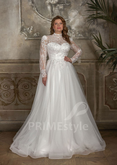 Romantické svadobné šaty pre moletky Nyssa