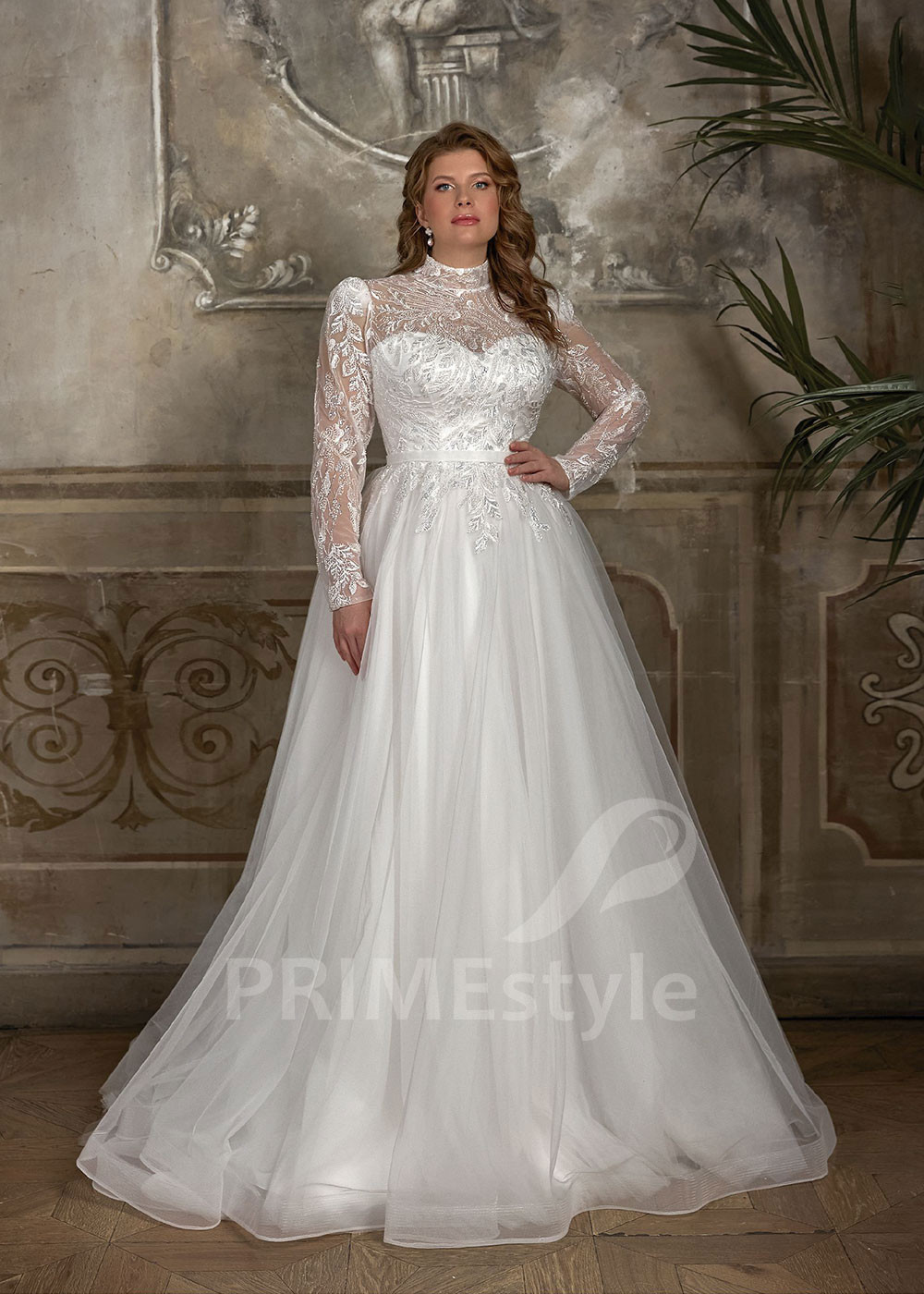 Romantické svadobné šaty pre moletky Nyssa