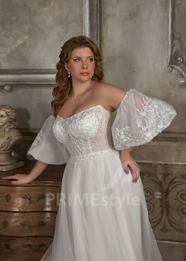 Moderné svadobné šaty pre moletky Narine | PRIMESTYLE.SK