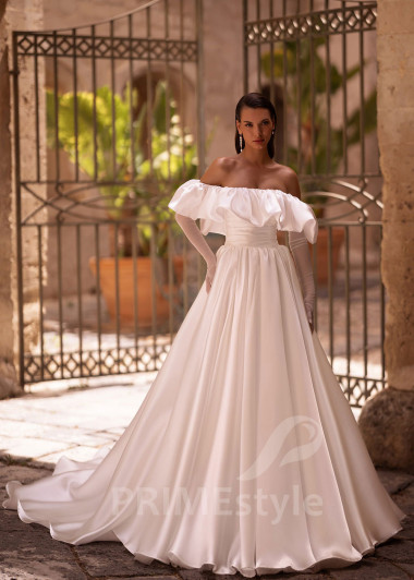 Luxusné extravagantné svadobné šaty VO001