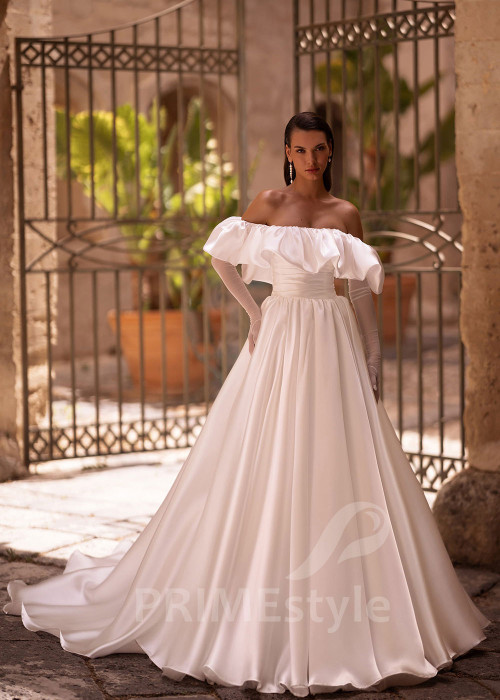 Luxusné extravagantné svadobné šaty VO001