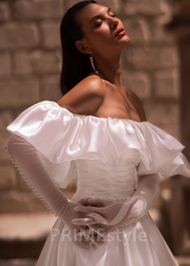 Luxusné extravagantné svadobné šaty VO001 - primestyle.sk