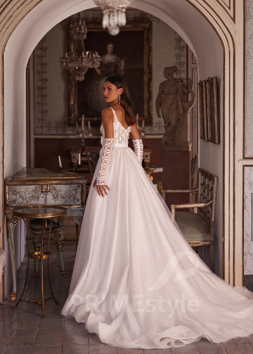 Luxusné extravagantné svadobné šaty VO002