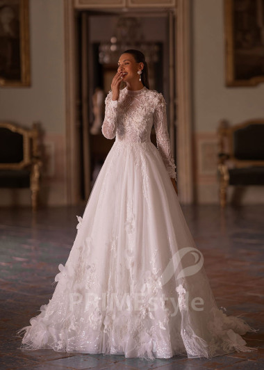 Luxusné princeznovské svadobné šaty VO004