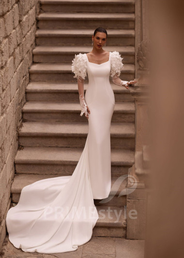 Luxusné extravagantné svadobné šaty VO005