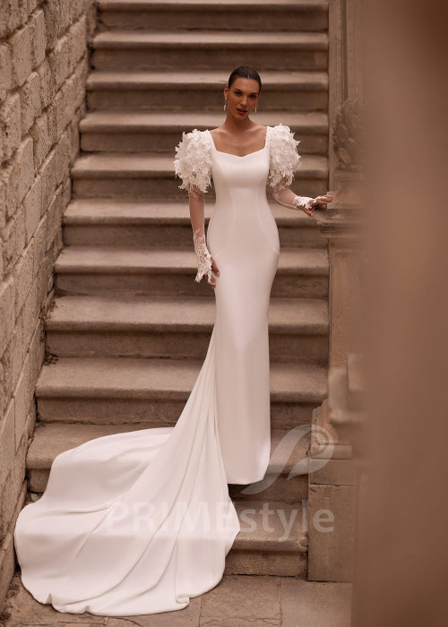 Luxusné extravagantné svadobné šaty VO005