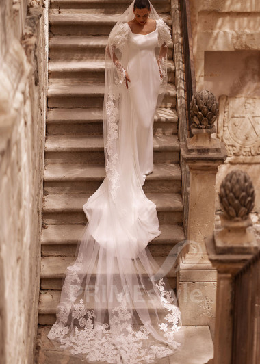 Luxusné extravagantné svadobné šaty VO005 - primestyle.sk