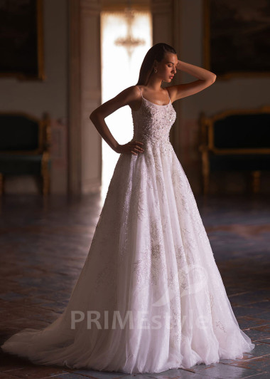 Luxusné extravagantné svadobné šaty VO008