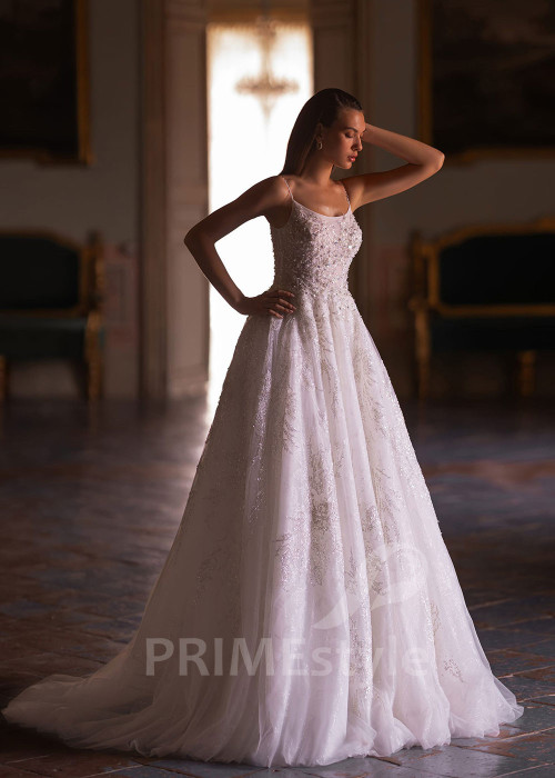 Luxusné extravagantné svadobné šaty VO008