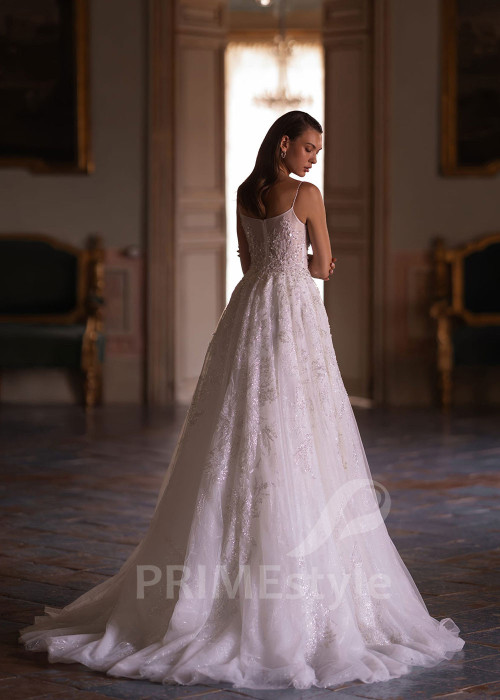 Luxusné extravagantné svadobné šaty VO008