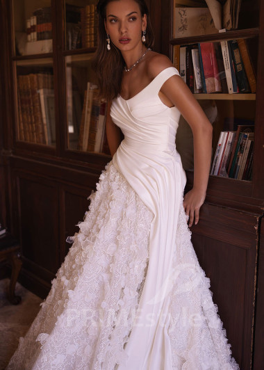 Luxusné extravagantné svadobné šaty VO010 - primestyle.sk