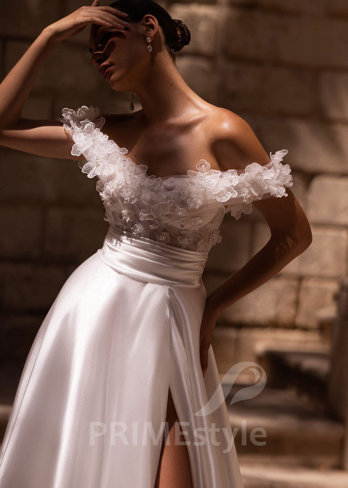 Luxusné extravagantné svadobné šaty VO029