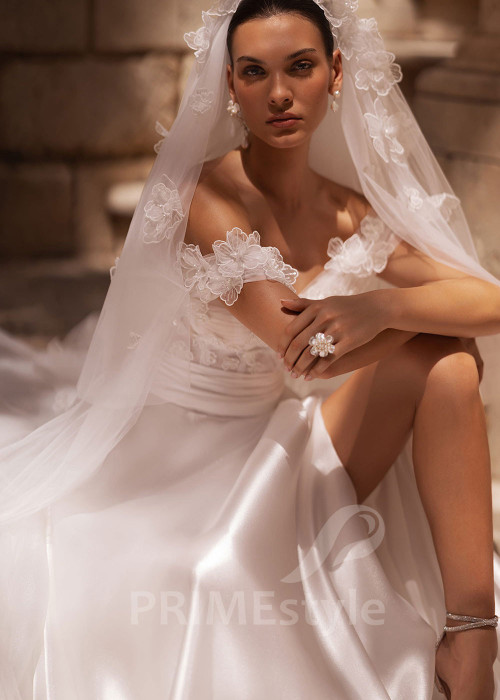 Luxusné extravagantné svadobné šaty VO029