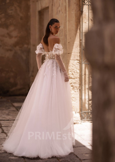 Luxusné extravagantné svadobné šaty VO032 - primestyle.sk