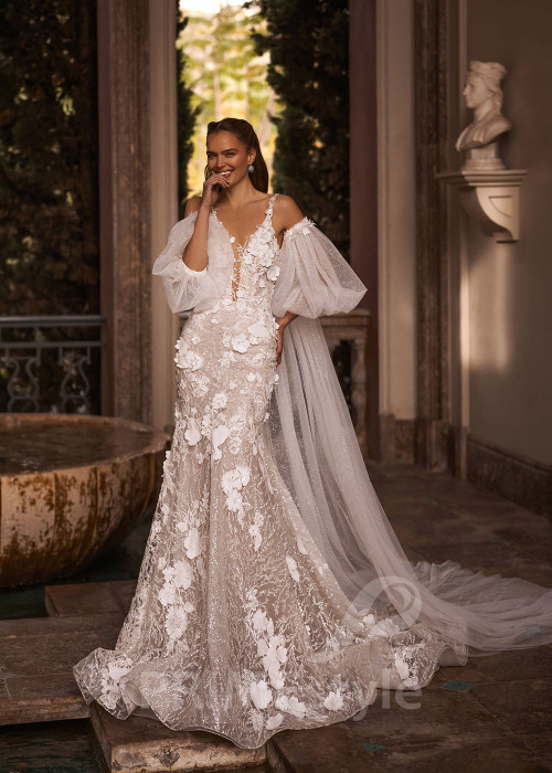 Luxusné extravagantné svadobné šaty VR006