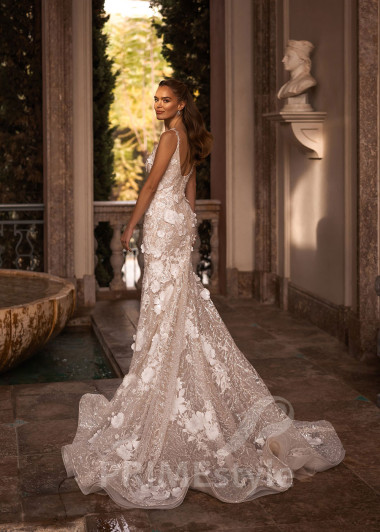 Luxusné extravagantné svadobné šaty VR006 - primestyle.sk