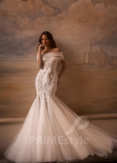 Luxusné extravagantné svadobné šaty VR012