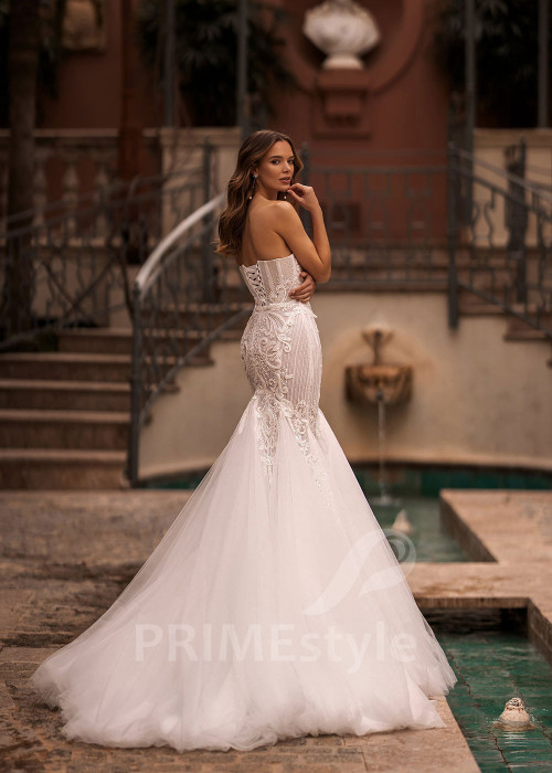 Luxusné extravagantné svadobné šaty VR012