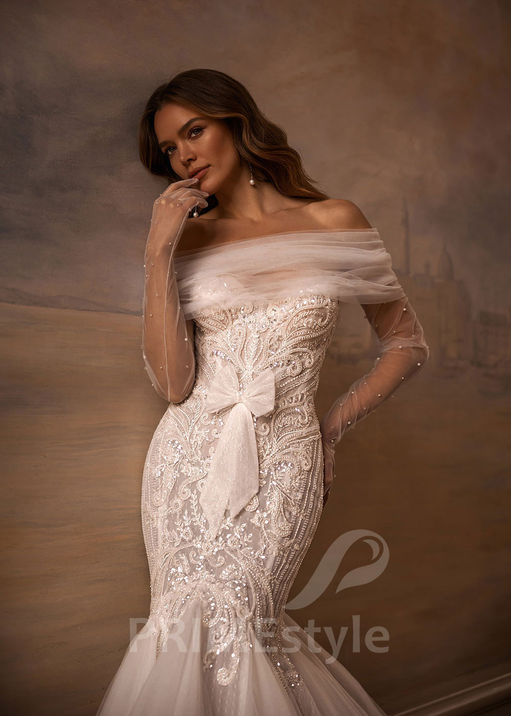 Luxusné extravagantné svadobné šaty VR012