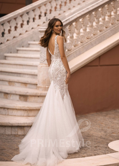 Luxusné extravagantné svadobné šaty VR013 - primestyle.sk