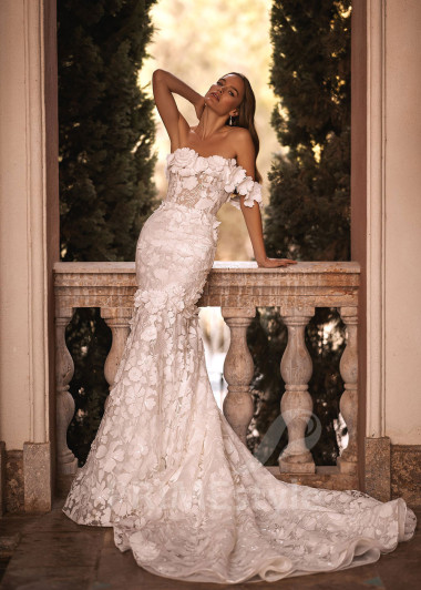 Luxusné extravagantné svadobné šaty VR015