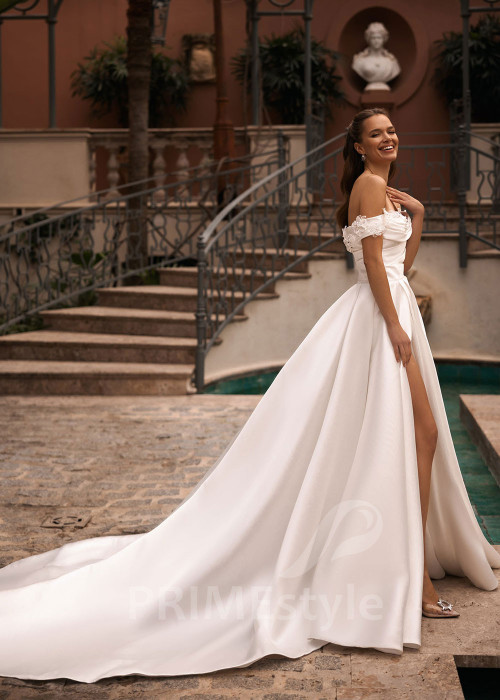 Luxusné elegantné svadobné šaty VR018