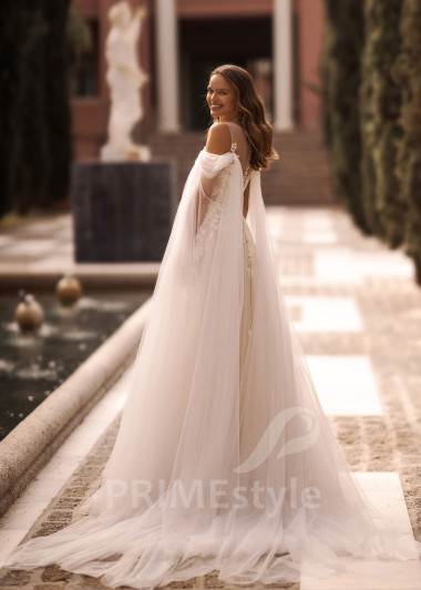 Luxusné romantické svadobné šaty VR024 - primestyle.sk