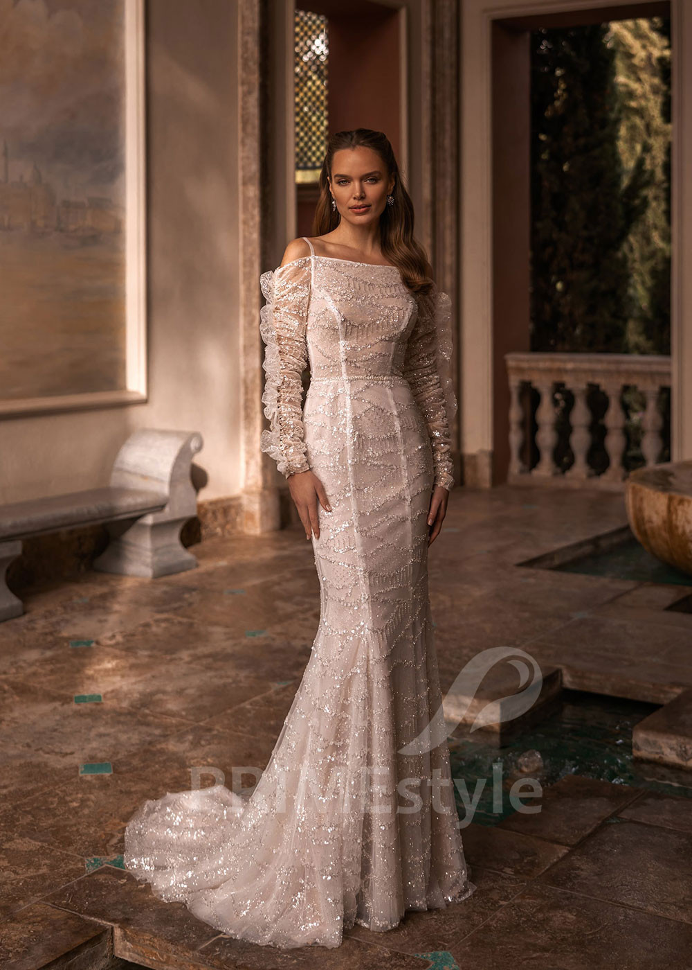 Luxusné extravagantné svadobné šaty VR025