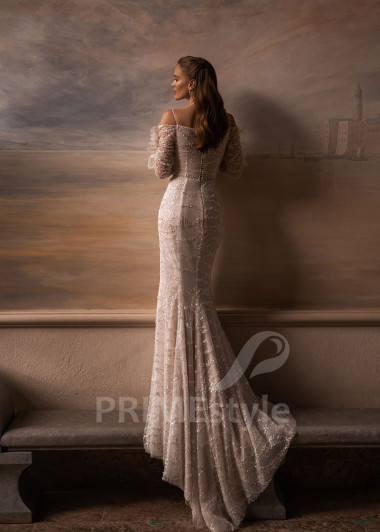 Luxusné extravagantné svadobné šaty VR025 - primestyle.sk
