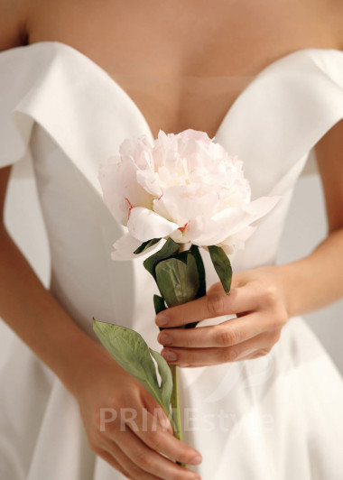 Jednoduché minimalistické svadobné šaty Alisa - primestyle.sk